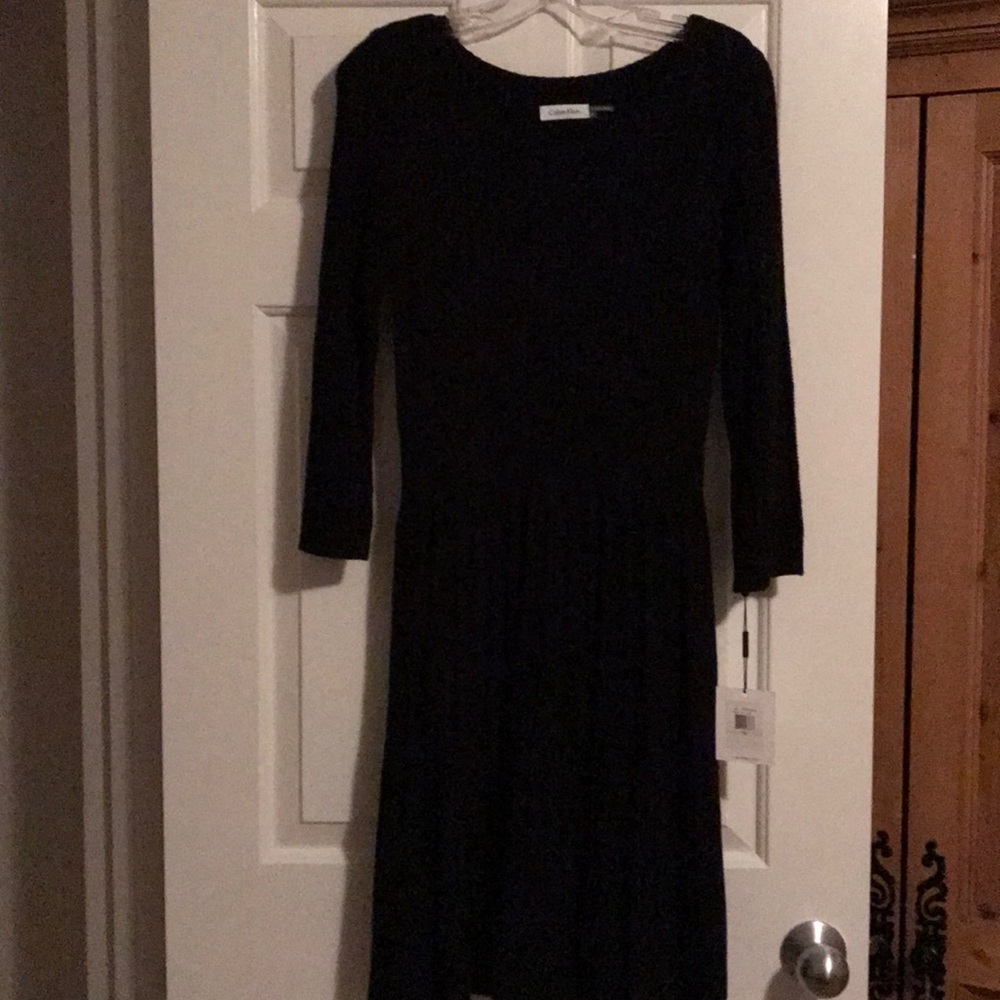 BNTW Calvin Klein lightweight cable knit dress
